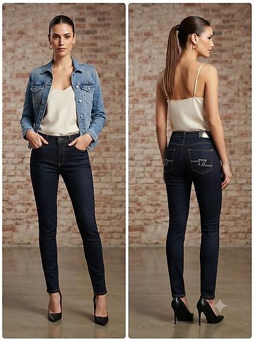 guess nausnice: Zara Woman Premium Collection Denimwear – ženske farmerke - Model — 6