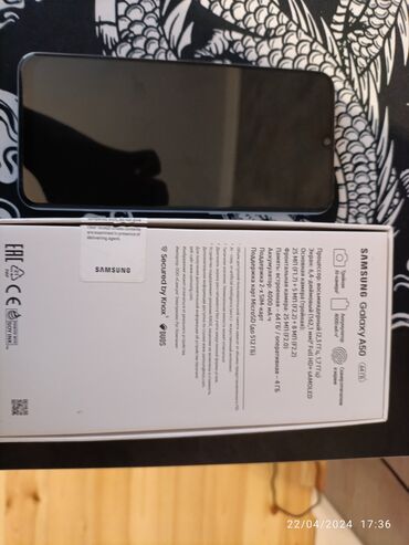 samsung a70 ekranı: Samsung A50, 64 GB, rəng - Ağ, Sensor, Barmaq izi, İki sim kartlı