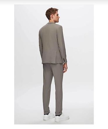damat: DAMAT TWEEN 52 razmer Kişi kostyum dəsti – polklassik, açıq-boz rəng — 5