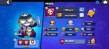 Digər oyun və konsollar: Brawl stars hesabı satılır. Qiymət:60 manat 67 ender kostüm 79 super