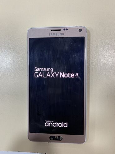 note 8t: Samsung Galaxy Note 4, 32 GB, rəng - Gümüşü