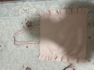 Шопперы: Шоппер Intimissimi из ткани, нежно‑розовый (пудровый) цвет. - Формат — 10