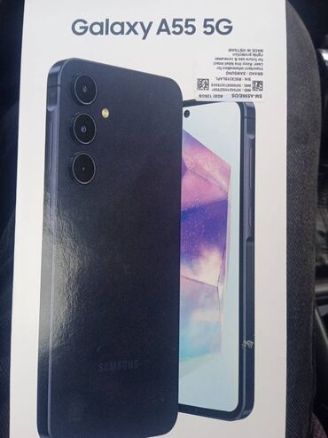 galaxy a55: Samsung Galaxy A55, Новый, 128 ГБ, цвет - Черный