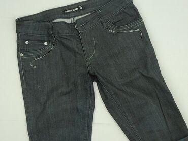 spodnie hello kitty piżama czarne: Jeans for women, M (EU 38)