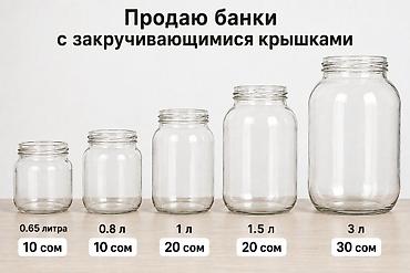 Продаю остатки б/у стеклянные банки с закручивающимися крышками at lalafo.kg Продаю остатки б/у стеклянные банки с закручивающимися крышками