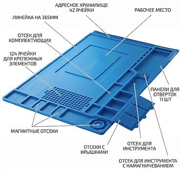 Другие комплектующие: Термостойкий коврик для пайки и ремонта телефонов и ноутбуков. В — 5