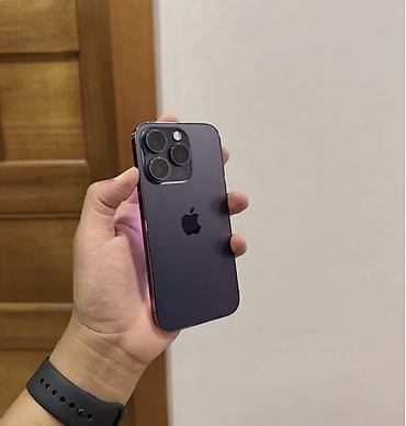IPhone 14 Pro, 256 GB, Deep Purple, Zəmanət, Simsiz şarj, Face ID