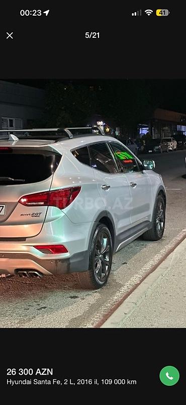 changan eado 2013: Hyundai Santa Fe: 2 l | 2016 il Krossover — 9