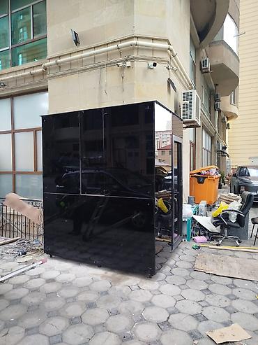 Butkalar, köşklar: Qara Şüşəli BUTKA Kabin / Kiosk – Hazır 💼 Satış • Ofis • Mühafizə üçün — 4