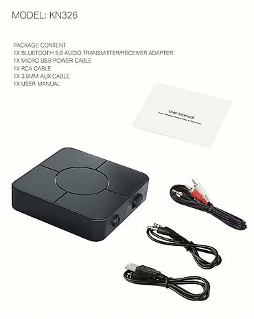 mp3 pleyerlər: Bluetooth ресивер-трансмиттер LccKaa KN319 - 55 man. Bluetooth — 7
