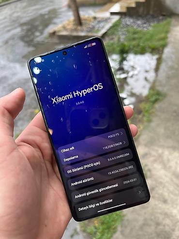 nintendo switch qiymeti: Poco F5, 256 GB, rəng - Qara, Barmaq izi — 4