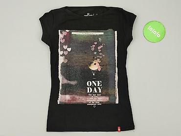 bluzki czarne basic: T-shirt damski, rozmiar S — 2