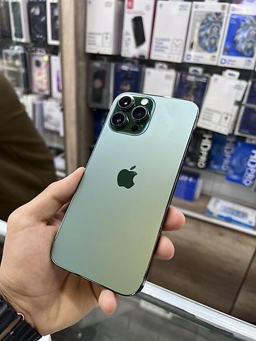 aifon 15 pro max: IPhone 13 Pro Max, Б/у, 128 ГБ, Alpine Green, Защитное стекло, 77 % — 1