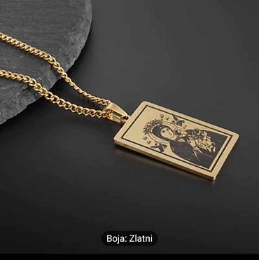 exit obuca: Ogrlica sa pravougaonim medaljonom – ikona Bogorodice sa Hristom - — 2