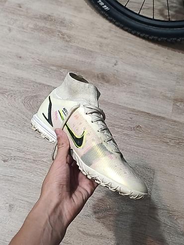 nike react: Футбольные кроссовки/сороконожки Nike Mercurial с носком-манжетой — 6