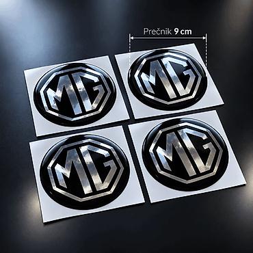 usb za kola: MG Nalepnice za Felne 90 mm – Set 4 Kom -MG Logo- 2874 MG Nalepnice — 1