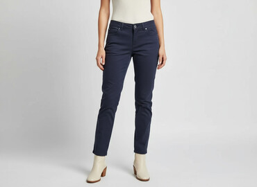 angela ubrania: Material trousers for women, size S