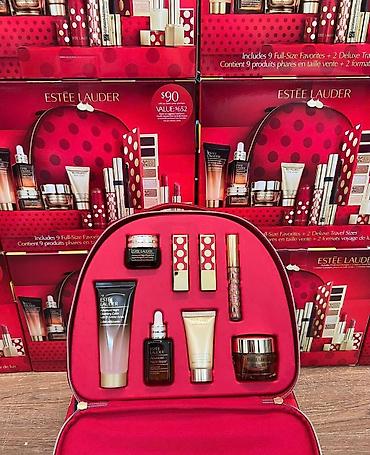 la roche posay: Estée Lauder Blockbuster Set 2025 hədiyyə dəsti 2025 – bayram dizaynlı — 1