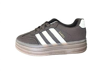 nike patike crvene: Patike „Samba“ sa platformom - Model: niske patike sa tri bele pruge — 1