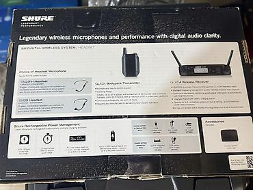 usta çantası: Shure SM Digital Wireless System – Headset komplekti Peşəkar səhnə və — 3