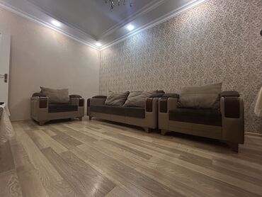 norm siment: İşlənmiş, Di̇van-kravat, 2 kreslo, Bazalı, Açılan