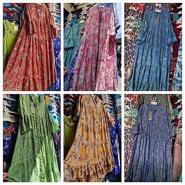leto: Boho maxi haljine sa etno/indijskim printom🌵 - Model: duga, lepršava — 1