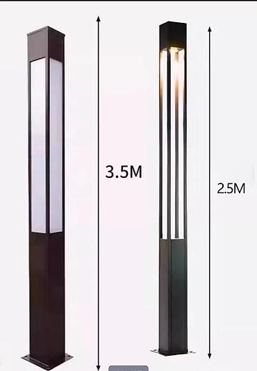 led свет: Декоративная ландшафный светильник сталба для дом и сада освещения — 4