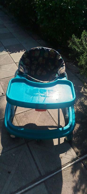 Uşaq gəzdirici (baby walker) - Rəng: firuzəyi/aqua - Geniş