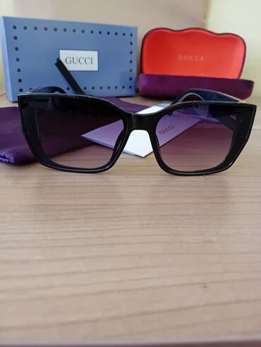 Naočare: Naočare za sunce, Gucci, bоја - Crna — 1