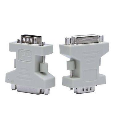 dvi vga: Адаптер DVI-I (24 + 5 pin) female - VGA (15 pin) male. переходник — 3
