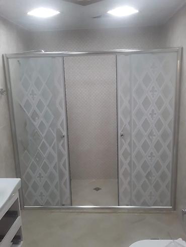 Duş kabinaları, arakəsmələr: 6mm 8mm 10mm sade mat dekorlu şüşələrdən hazirlanan duskabinlərin — 15
