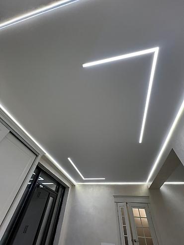 Натяжной потолок: Натяжной потолок Матовое Монтаж — 16