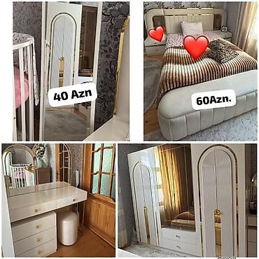 carpayi bazasi: İkinəfərlik çarpayı, Tumba, Dolab, 2 tumba, İşlənmiş — 1