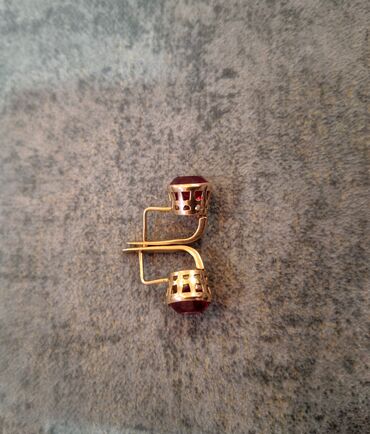 tek qaş üzükler: Sırğa, Sarı qızıl, 583 Əyar, 267 g, Ünvandan götürmə