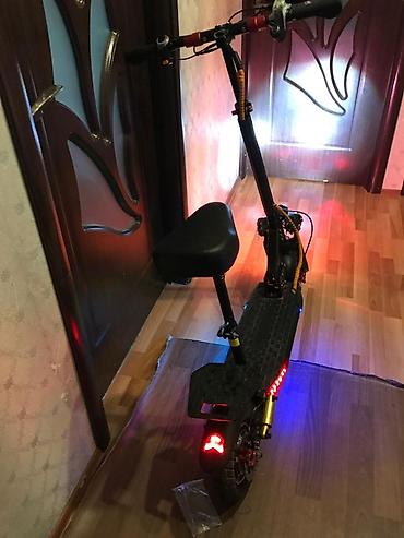 Электротранспорт: Elektrik skuter – oturacaqlı, güclü işıqlandırma və amortizasiya ilə — 7
