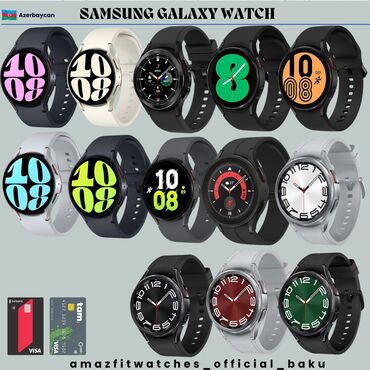 samsung galaxy a40 ekran: Smart saat, Samsung, Sensor ekran, rəng - Qara