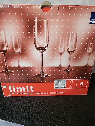 set za slatko: Case nove za vino,kristal Leonardo Nemacka iz 2000ih.god. Nemacke — 3