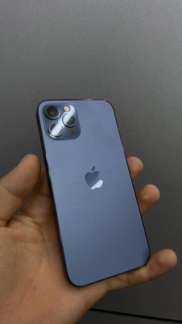 айфон 12про чехол: IPhone 12 Pro, Колдонулган, 256 ГБ, Pacific Blue, 91 %