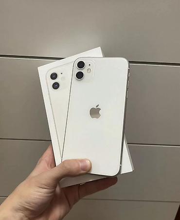 IPhone 11, Б/у, 128 ГБ, Белый, Зарядное устройство, 78 %