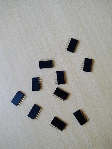 konac za goblene: KONEKTOR ZA LEMLJENJE 1X6 PIN 2.54 ŽENSKI LEMNA LETVICA | Lemna — 1