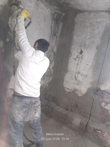 Beton işləri: Beton kəsmə xidməti - Divar, döşəmə və tavanlarda dəqiq və səliqəli — 22
