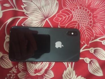 айфон х ар: IPhone X, Колдонулган, 256 ГБ, Jet Black, Коргоочу айнек, Каптама, Кабель