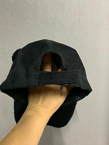 Kişi geyimləri: Kepka, İşlənmiş, rəng - Qara, One size — 2