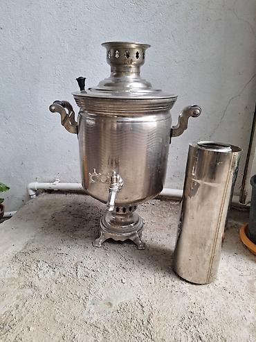 Samovarlar: İşlənmiş Od Samovar, 7 l, Ünvandan götürmə — 6