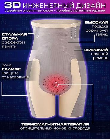 накладные бедра: Корректирующие шорты с высокой посадкой и 3D‑подтяжкой ягодиц — 2