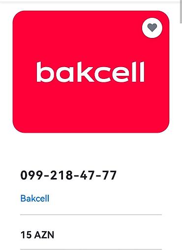 SİM-kartlar: Açıqlama: Xəzər Telecom mağazasında Bakcell Nar Azercell 055, 099 — 3