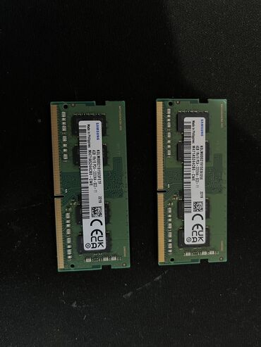 notebook ram qiymetleri: Operativ yaddaş (RAM) Samsung, 8 GB, 3200 Mhz, DDR4, Noutbuk üçün