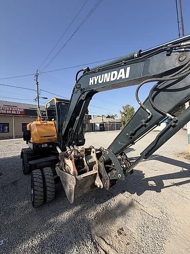 Транспорт: Экскаватор, Hyundai, 2024 г., Колесный — 1