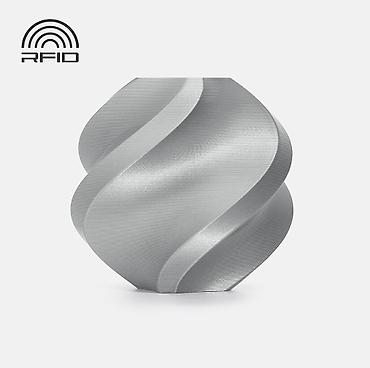 Bambu Lab PLA Basic Filament – Gümüş, 1 kq Asan, etibarlı və sabit 3D