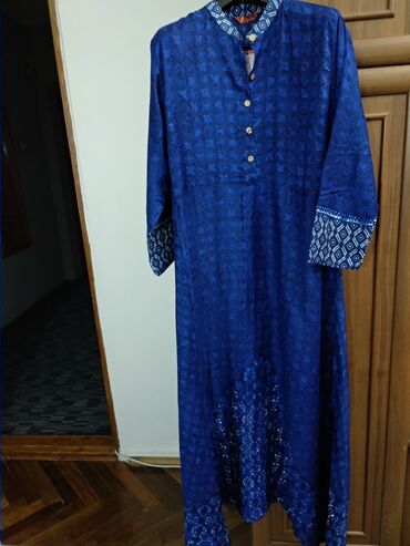 платье женские: Детское платье, цвет - Синий, Новый